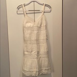 BCBGMaxAzria Off-White Sundress